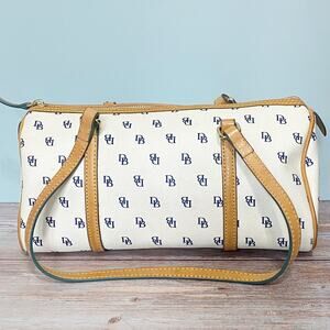 Dooney & Bourke White Pebbled Shoulder Bag